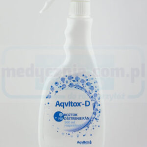 Aqvitox 500ml cu atomizor pentru curățarea și dezinfectarea rănilor